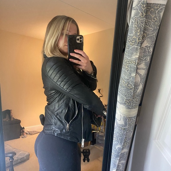 BLANK NYC FAUX LEATHER MOTO JACKET - Picture 6 of 6